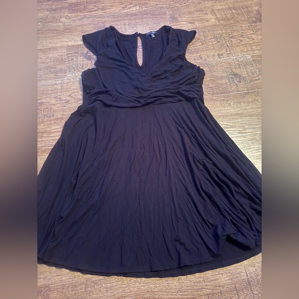 Curvy Sense black dress 2X NEW - Picture 5 of 5